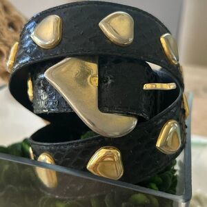 Vintage bohemian beaded belt.